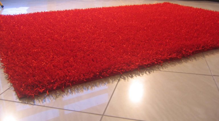 Zerbino Antiscivolo Laroom 13912 'Gure Lehoitegia' – Resistente E Originale – Colore Rosso - 3